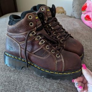 Dr Martens, men's steel toe safety boots
